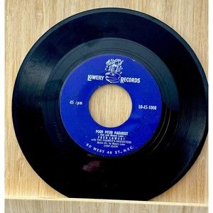 Fred Lowery Poor Peter Parakeet / Let’s All Sing Like The Birdies Sing 45 Rpm 7”